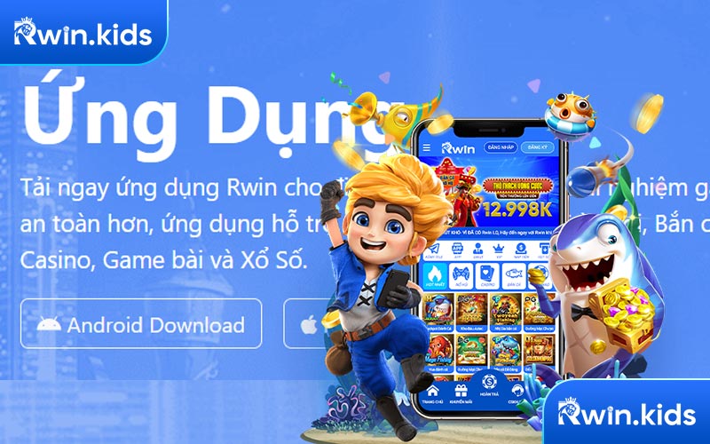 Hướng dẫn tải app Rwin trên điện thoại